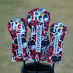 Load image into Gallery viewer, Leather Various Pattern Headcovers for Driver, Hybrids, Woods, Irons