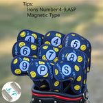 Load image into Gallery viewer, Leather Various Pattern Headcovers for Driver, Hybrids, Woods, Irons