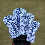 Load image into Gallery viewer, Leather Various Pattern Headcovers for Driver, Hybrids, Woods, Irons