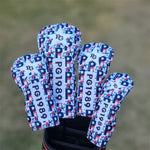 Load image into Gallery viewer, Leather Various Pattern Headcovers for Driver, Hybrids, Woods, Irons