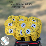 Load image into Gallery viewer, Leather Various Pattern Headcovers for Driver, Hybrids, Woods, Irons