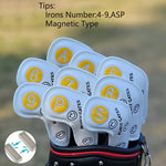 Load image into Gallery viewer, Leather Various Pattern Headcovers for Driver, Hybrids, Woods, Irons