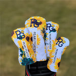 Load image into Gallery viewer, Leather Various Pattern Headcovers for Driver, Hybrids, Woods, Irons