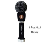 Load image into Gallery viewer, Golf Club Head Knitted Covers with Numbers