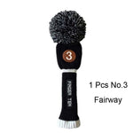 Load image into Gallery viewer, Golf Club Head Knitted Covers with Numbers