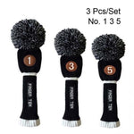 Load image into Gallery viewer, Golf Club Head Knitted Covers with Numbers