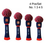 Load image into Gallery viewer, Golf Club Head Knitted Covers with Numbers
