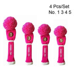 Load image into Gallery viewer, Golf Club Head Knitted Covers with Numbers