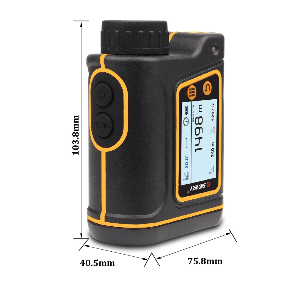 Laser Range Finder with Digital Distance Meter LCD Display