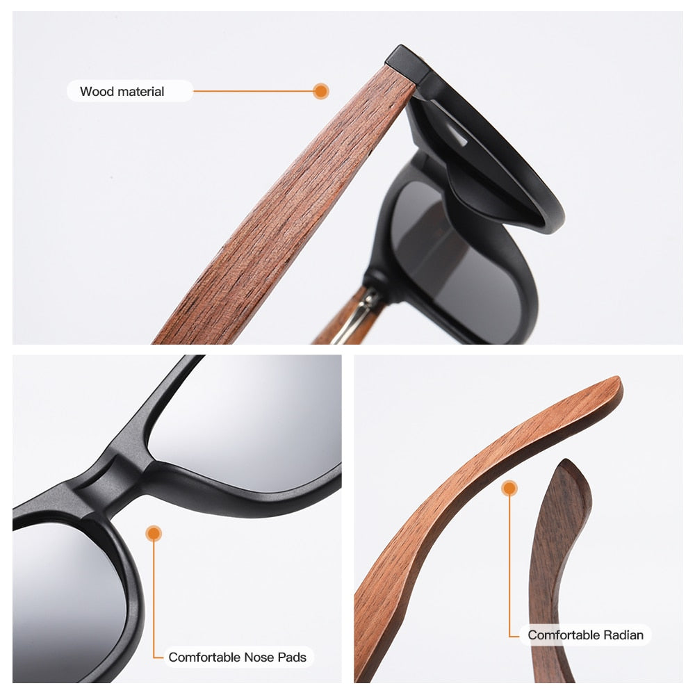 Polarized Bamboo Sunglasses