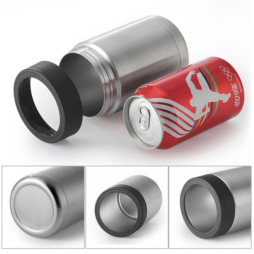 12/16 OZ Stainless Steel Bottle/Can Koozie - Double Wall Vacuum Insulated