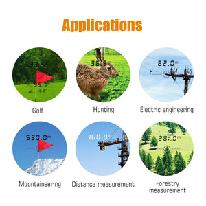 MILESEEY Telescope Golf Laser Rangefinder 600m Distance