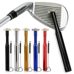 Load image into Gallery viewer, Golf Sharpener Golf Club Grooving Sharpening Tool Golf Club Sharpener Head Strong Wedge Alloy Wedge Sharpening Cut 6 colors
