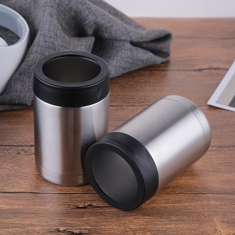 12/16 OZ Stainless Steel Bottle/Can Koozie - Double Wall Vacuum Insulated