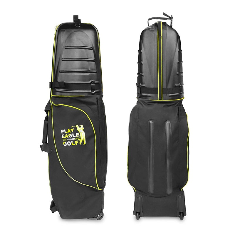 Folding Hard Top Golf Travel Bag with Wheels and hardcase