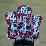 Load image into Gallery viewer, Leather Various Pattern Headcovers for Driver, Hybrids, Woods, Irons
