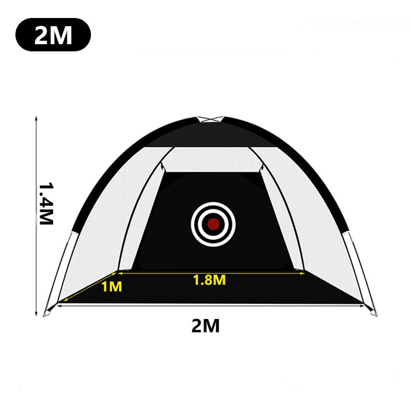 2M Golf Practice Net Tent