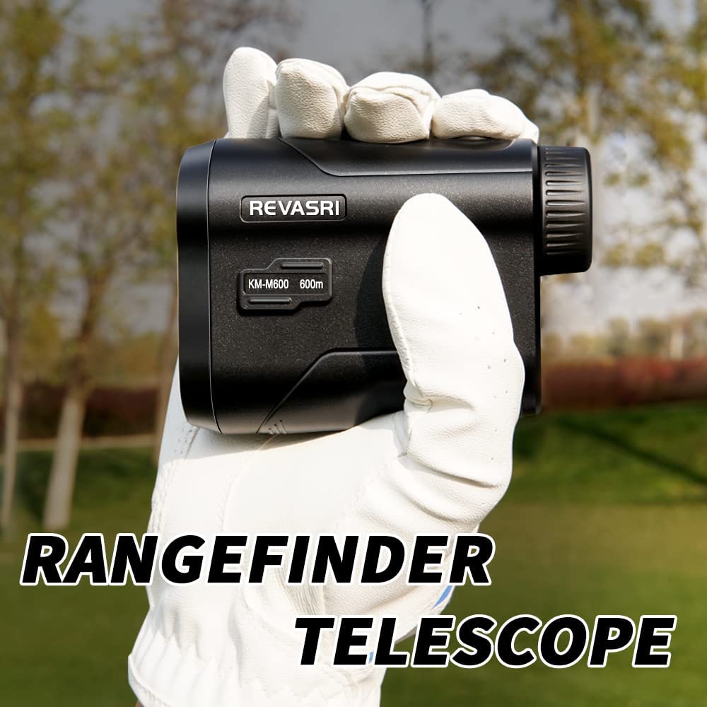 Golf Laser Rangefinder 600M Rechargeable Battery, Slope and Flag Pole Lock Vibration