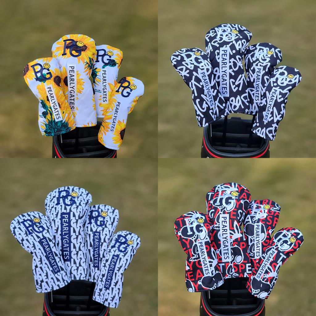 Leather Various Pattern Headcovers for Driver, Hybrids, Woods, Irons