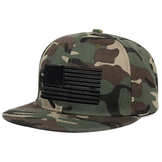 USA Flag Snapback Hat