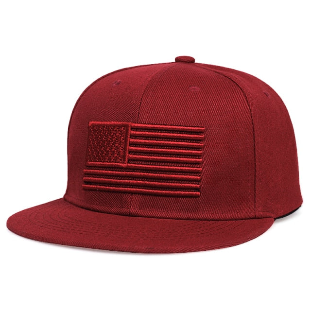 USA Flag Snapback Hat