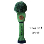 Load image into Gallery viewer, Golf Club Head Knitted Covers with Numbers
