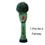 Load image into Gallery viewer, Golf Club Head Knitted Covers with Numbers
