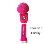 Load image into Gallery viewer, Golf Club Head Knitted Covers with Numbers
