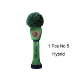 Load image into Gallery viewer, Golf Club Head Knitted Covers with Numbers
